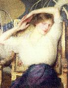 Paxton, William McGregor Reverie France oil painting artist